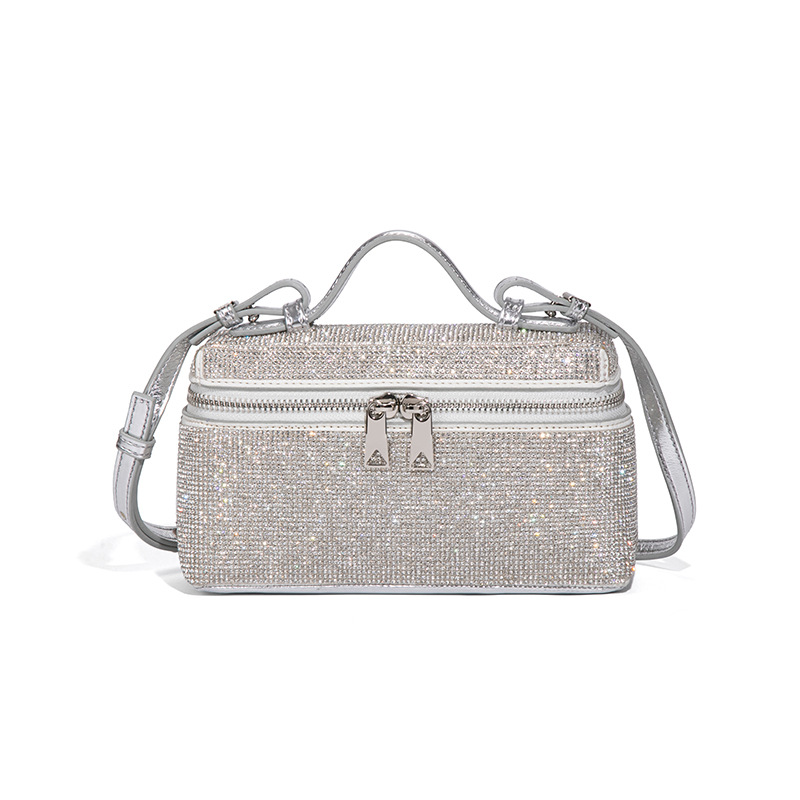 Women Vanity Bags - Tas Selempang Mewah Berhias Batu Kristal