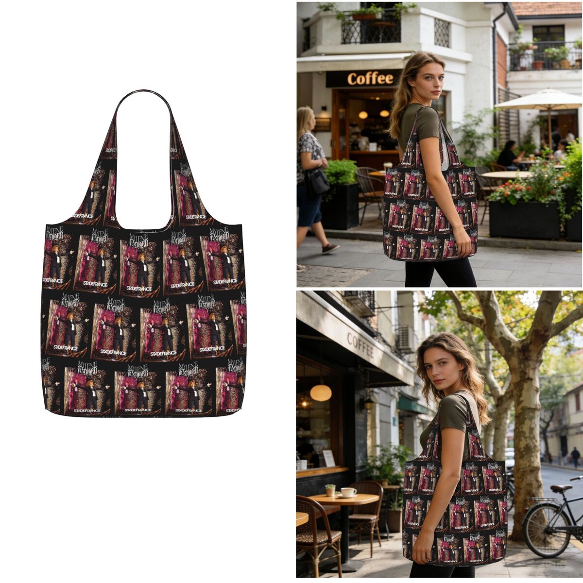 Women Bags Farmers - Tas Belanja Kanvas Stade De France