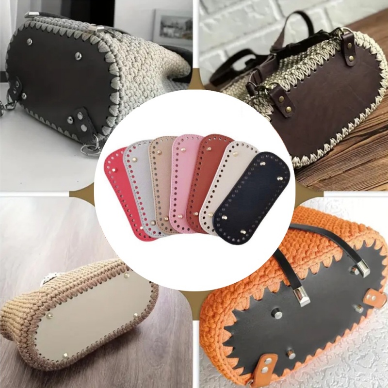 Crochet Market Bag - Bagian Bawah Panjang 21.5X10Cm untuk Tas