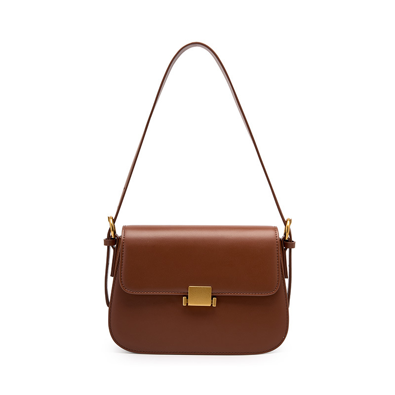 Women Bags Jw Pei - Kotak Kulit Asli 100% Warna Coklat