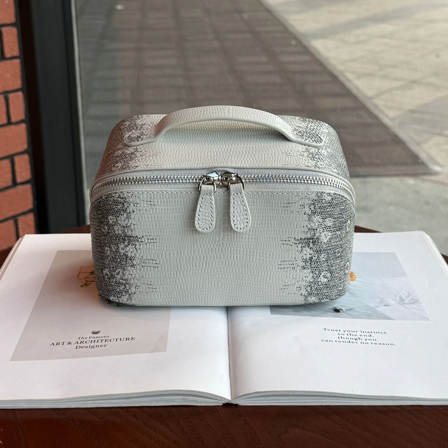 Women Bags Jw Pei - Tas Rias Kulit Sapi Motif Kulit