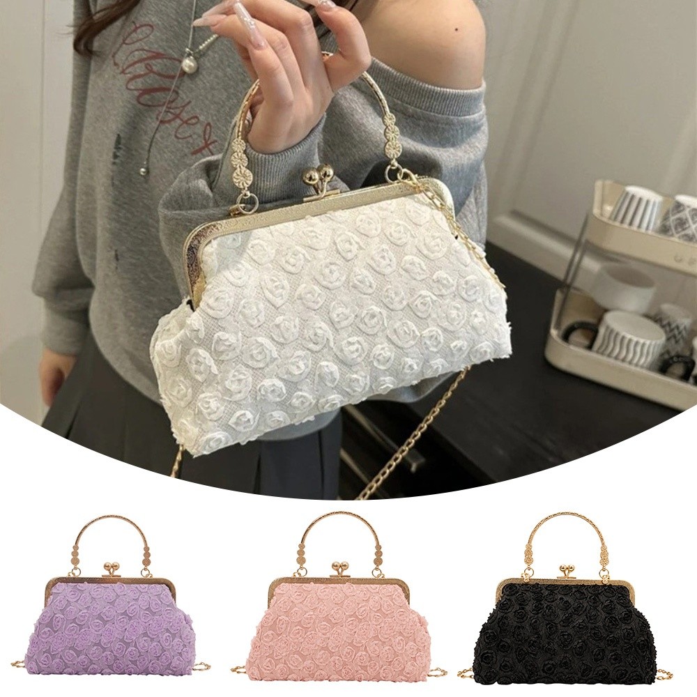 Women'S Bags Holiday - Tas Bahu Klip Mewah Bentuk Cangkang