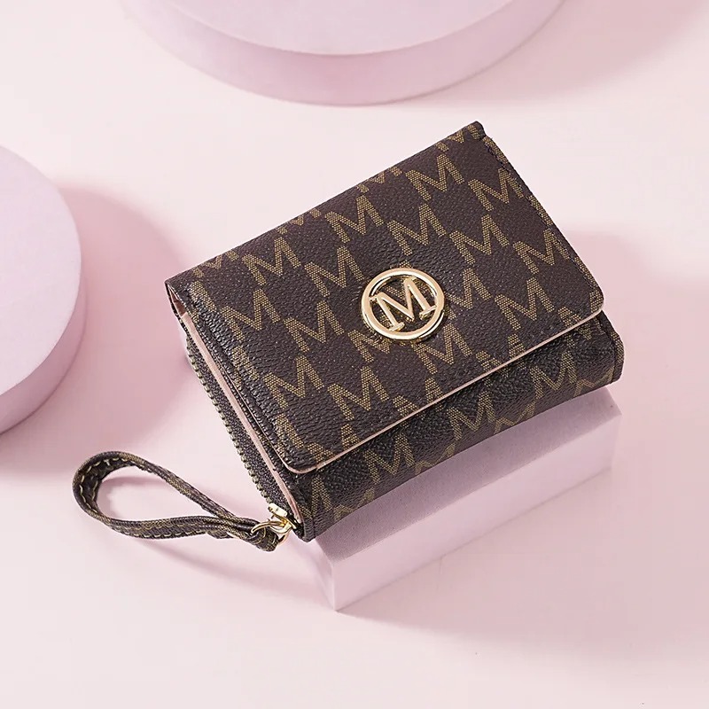 Dompet Ritsleting Tiga Lipat d - Women Bags Daily Use ulasan dan harga