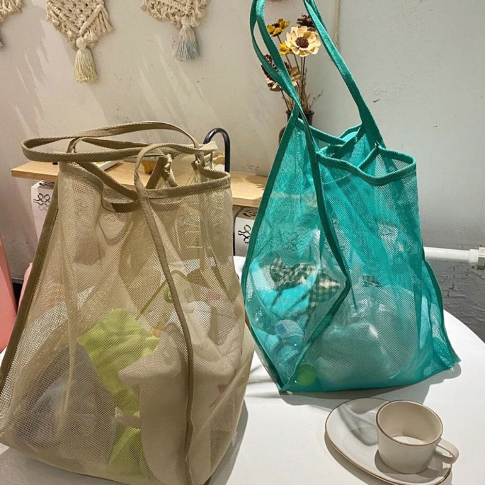 Tas Pantai Berbahan Jaring Rin - Women Bags Daily Use ulasan dan harga