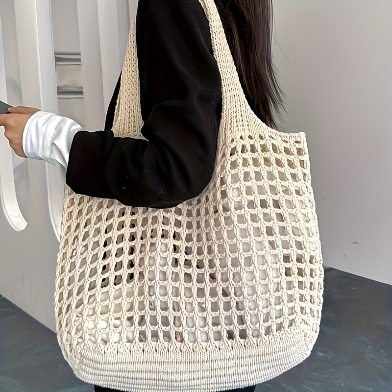 1 Buah Tas Jinjing Rajut Croch - Crochet Market Bag ulasan dan harga
