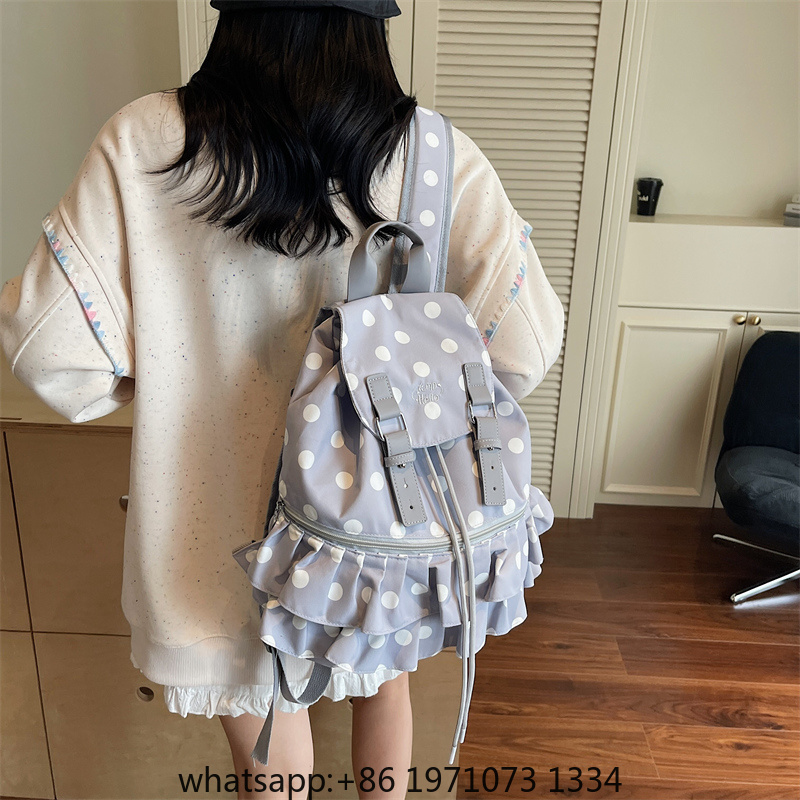 Ruffles Spliced ​​Mochilas Muj - Women'S Bags Holiday ulasan dan harga