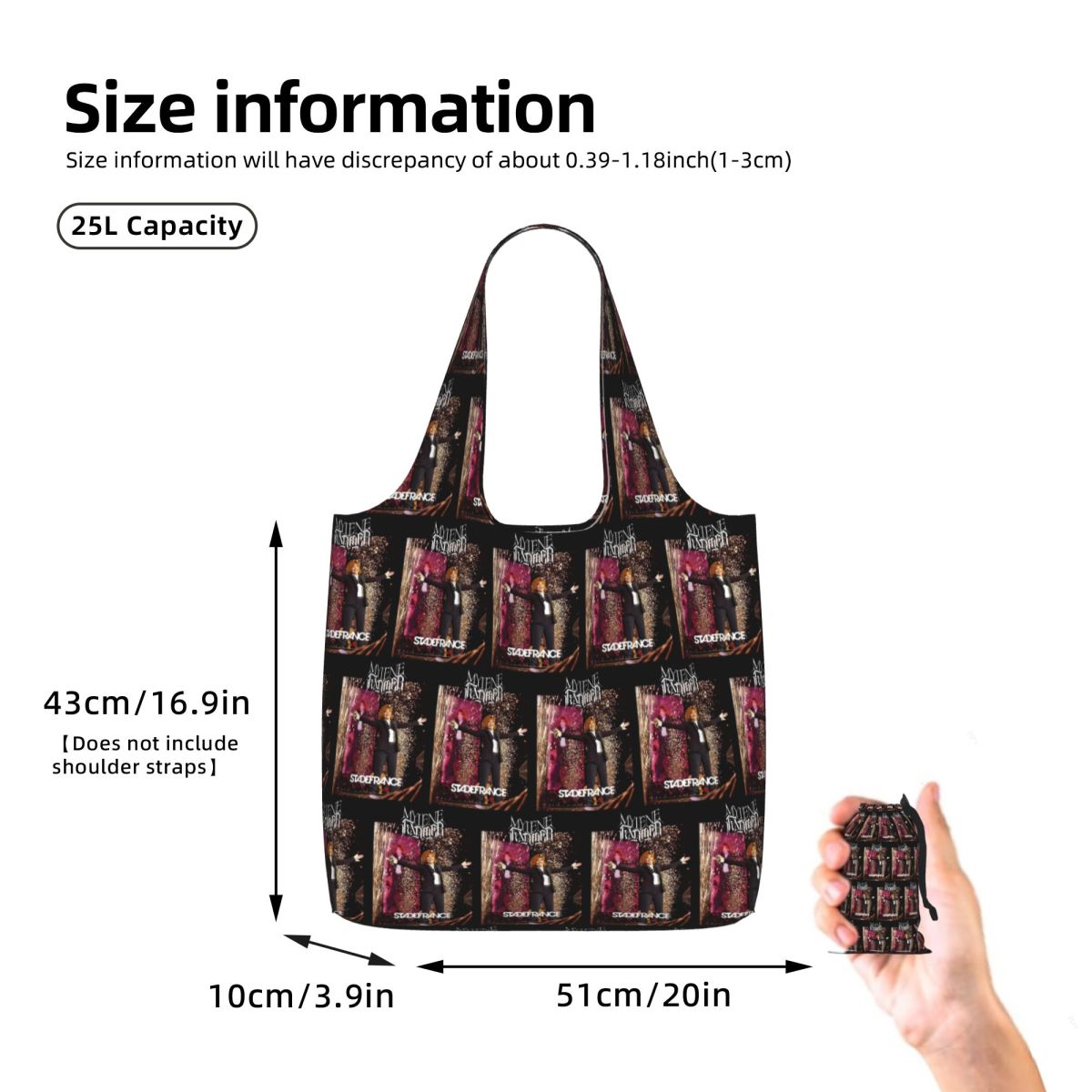 Tas Belanja Kanvas Stade De Fr - Women Bags Farmers ulasan dan harga