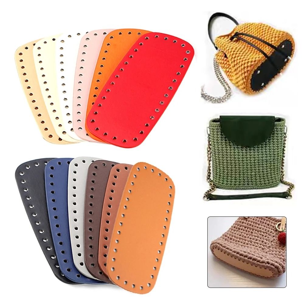 Alas Tas Rajut Kulit PU Portab - Crochet Market Bag ulasan dan harga
