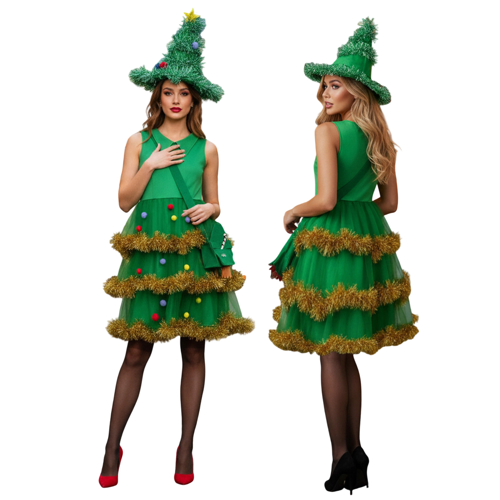 Kostum Cosplay Pohon Natal Wan - Women'S Bags Holiday ulasan dan harga