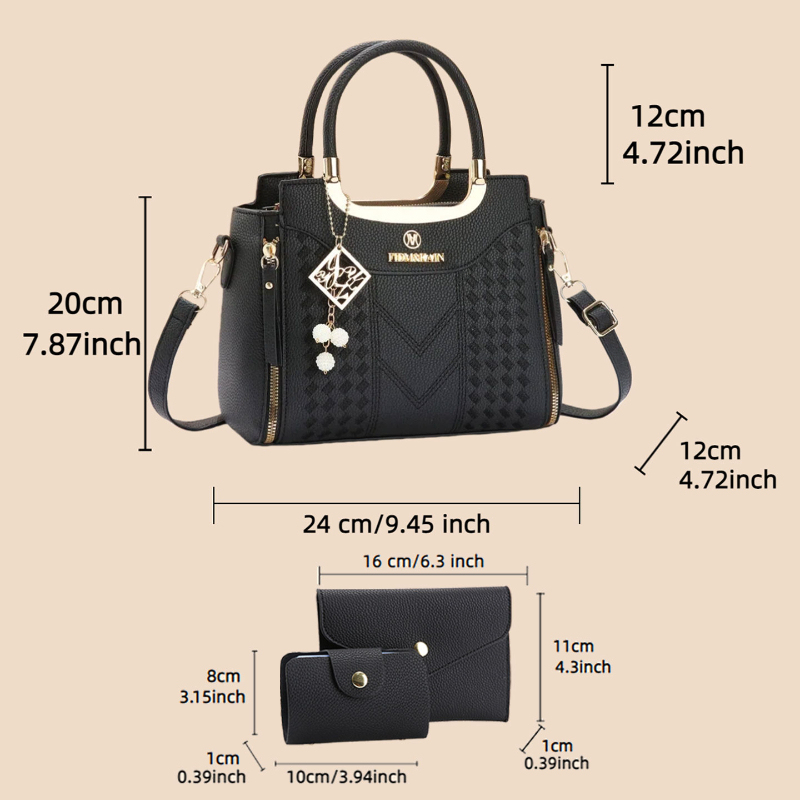 Set tas tangan 3 buah terbuat  - Women Bags Daily Use ulasan dan harga