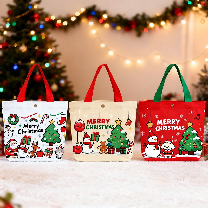 Tas Hadiah Natal Motif Manusia - Women'S Bags Holiday ulasan dan harga