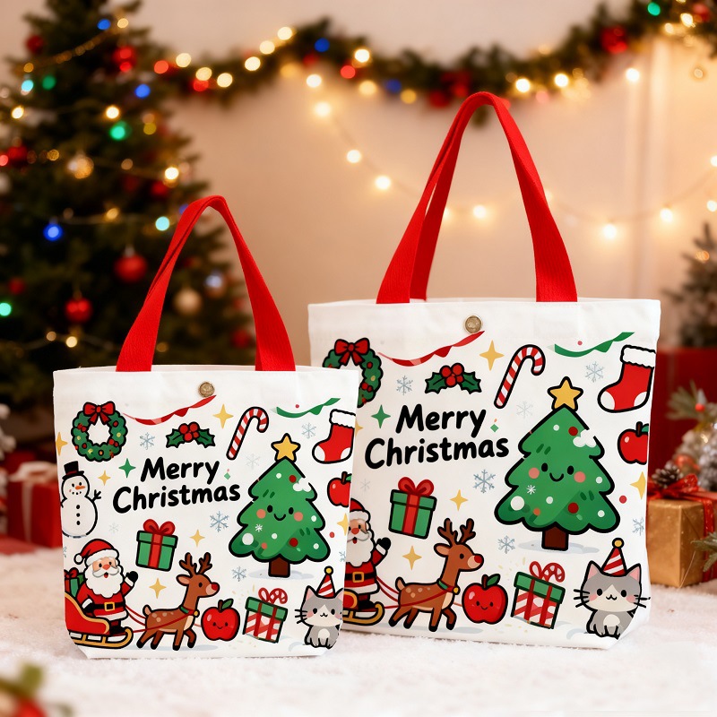 Tas Hadiah Natal Motif Manusia - Women'S Bags Holiday ulasan dan harga