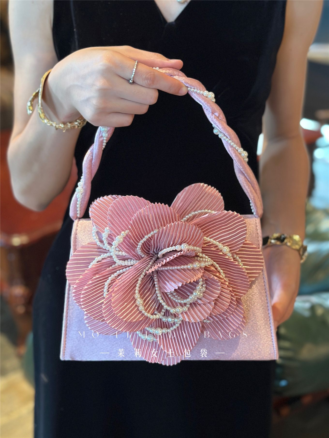 Tas Tangan Bunga Kelopak Pranc - Women'S Bags Holiday ulasan dan harga
