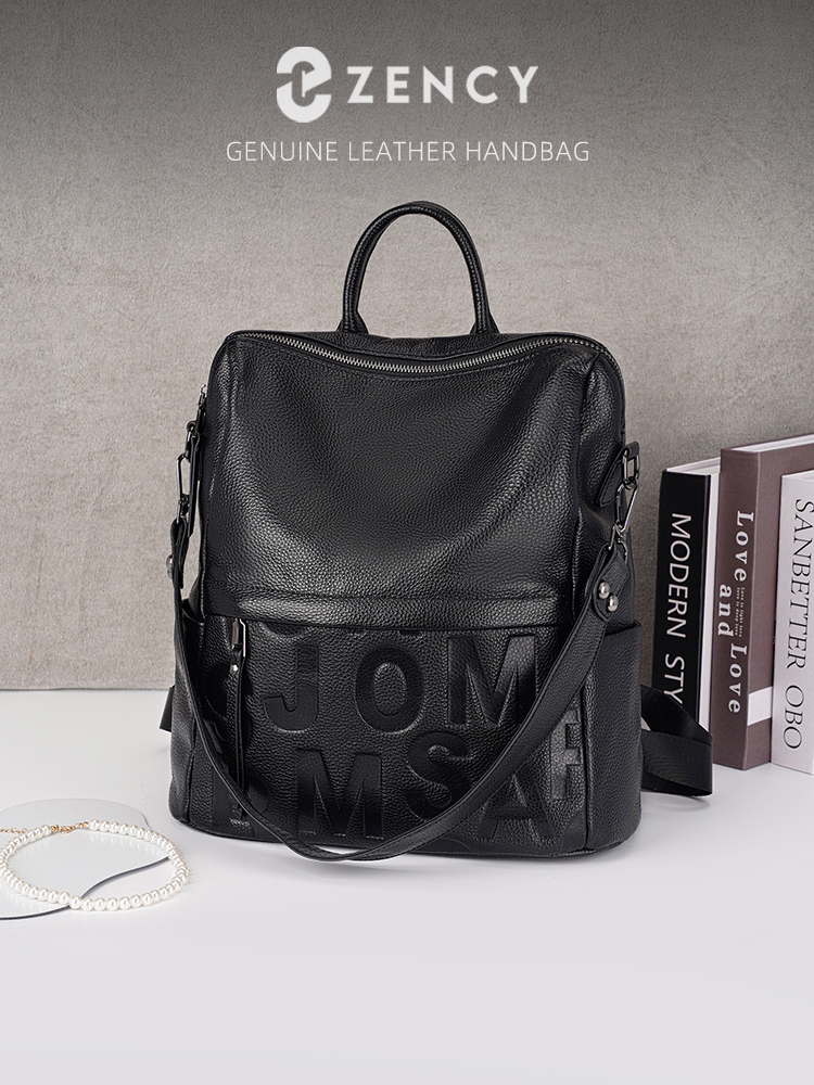 Tas Ransel Kulit Asli Premium  - Women Bags Grey ulasan dan harga