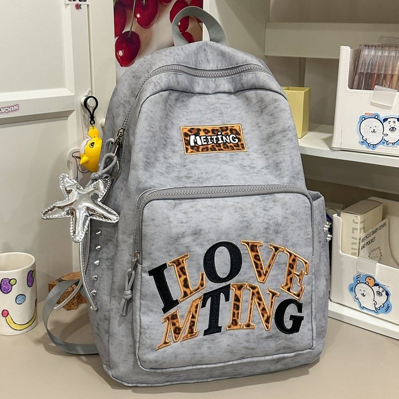 Ransel Abu-abu Y2K untuk Wanit - Women Bags Grey ulasan dan harga