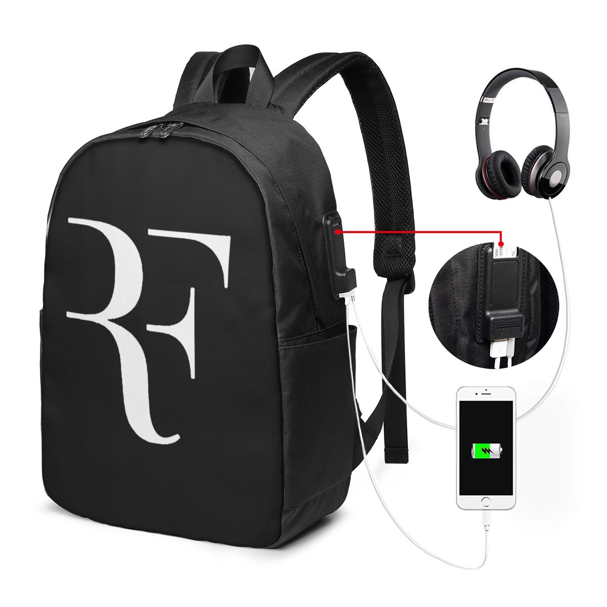 Roger Federer Tas Ransel Trave - Women Bags Daily Use ulasan dan harga