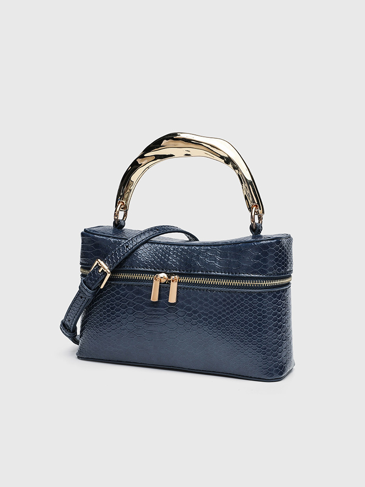 Tas Kotak Kulit PU Motif Buaya - Women Vanity Bags ulasan dan harga
