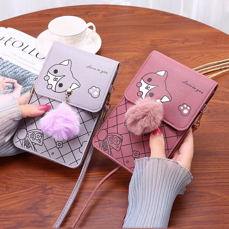 Tas Ponsel Layar Sentuh Pola K - Women Bags Daily Use ulasan dan harga