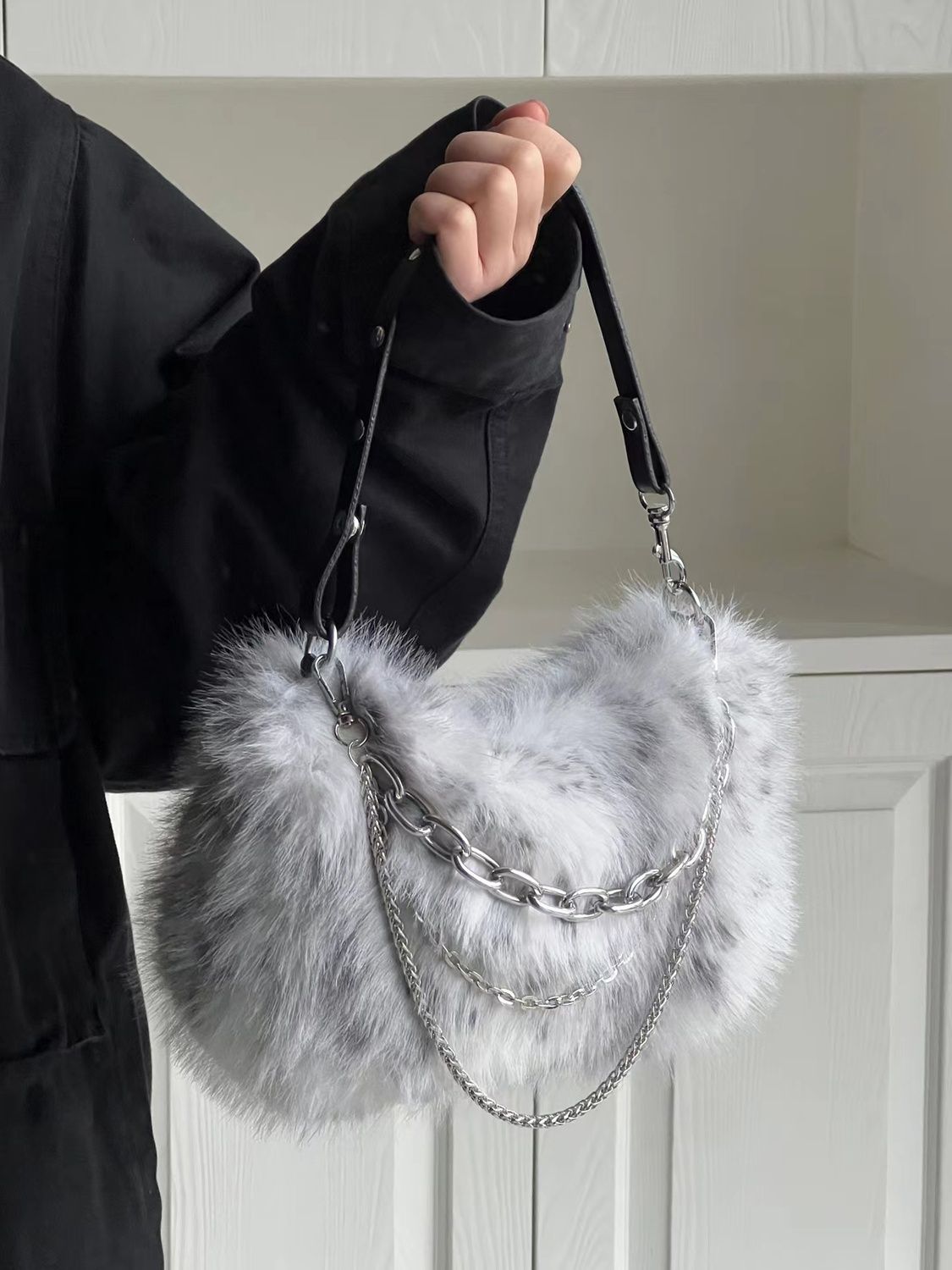 JIAERDI tas tangan Y2K antik w - Women Bags Grey ulasan dan harga