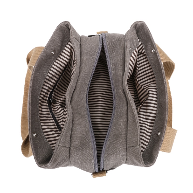 Tiptoegirls Tas Tote Kanvas Ab - Women Bags Grey ulasan dan harga