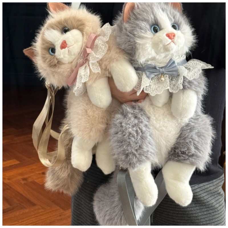 Ransel Kucing Lucu untuk Anak  - Women Bags Grey ulasan dan harga