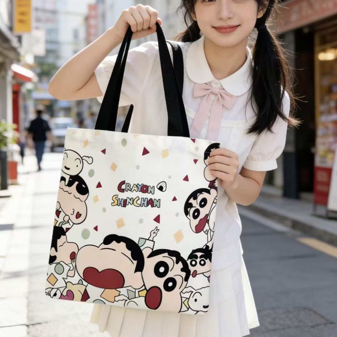 Tas Kanvas Crayon Shin-chan 20 - Women Bags Daily Use ulasan dan harga