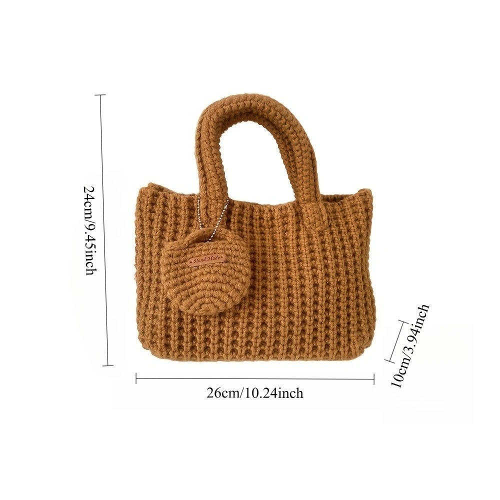 Tas Rajut Nama Kustom Wanita B - Crochet Market Bag ulasan dan harga
